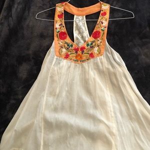 NWOT Anthro Embroidered Top